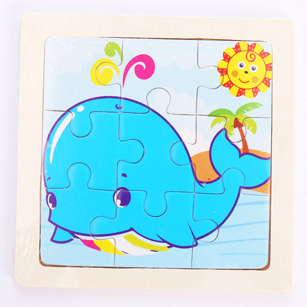 SeaWhale | 3d Puzzle Spiel Frühes Lernen Bildung