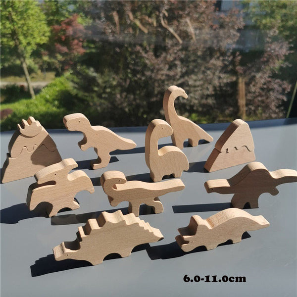 DinoWood | Kinder Pastell-Holzspielzeug