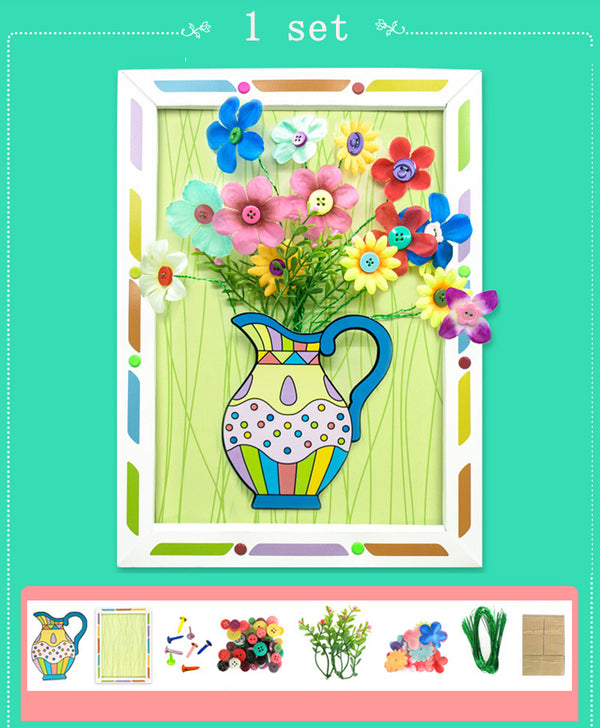 FloralPuzzle | Blumenstrauß Fotorahmen