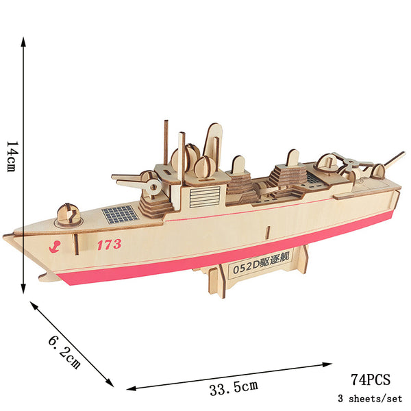 NauticalNirvana | 3D-Holzboot-Puzzle