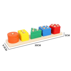 SortPlay | Hölzernes Stapelspielzeug