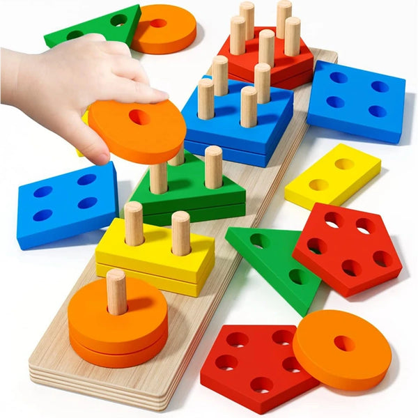 StackToy | Holzsortierspielzeug