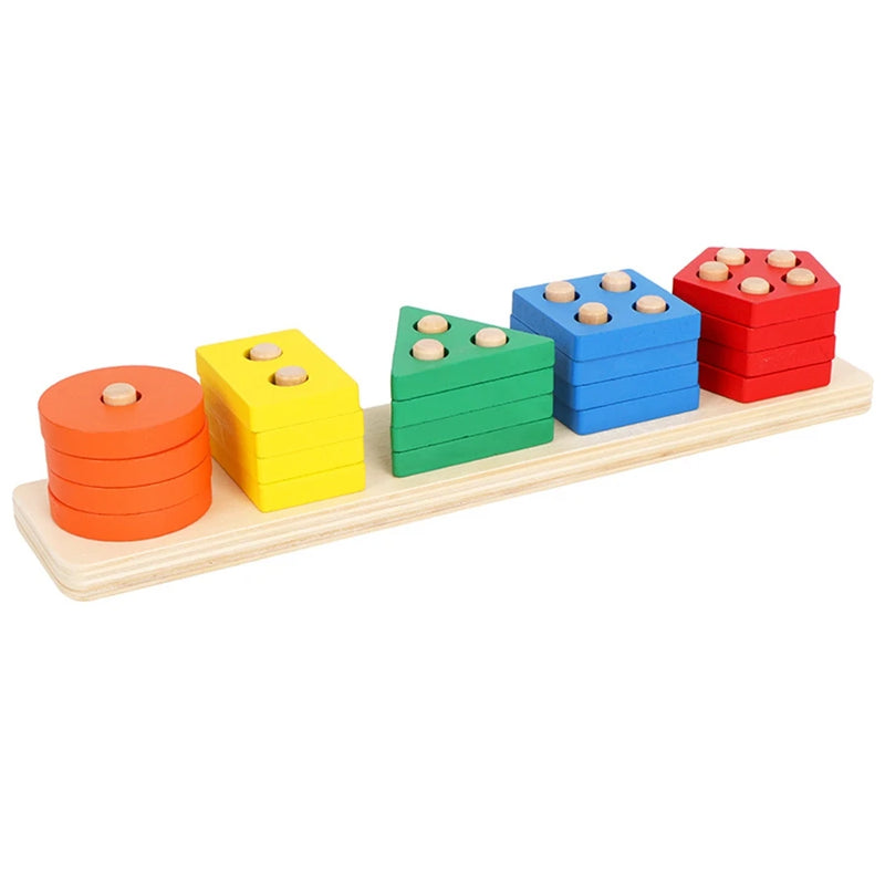 SortPlay | Hölzernes Stapelspielzeug