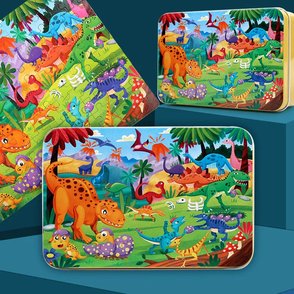 DinoPuzzle | HölzernePuzzles für Kinder