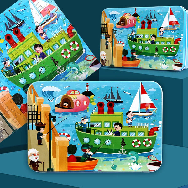 Handgemachte | HölzernePuzzles für Kinder