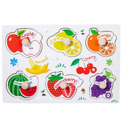 Fruits | Pädagogisches Puzzle-Brettspiel