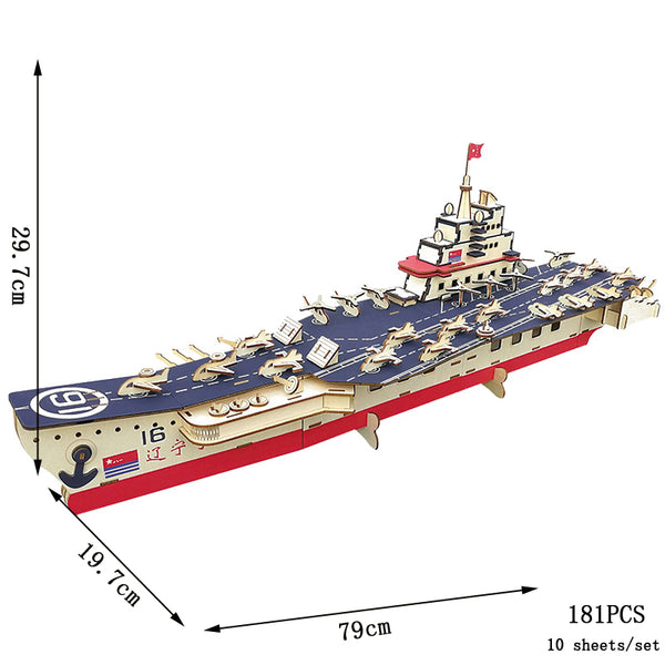 HarborHero | 3D-Holzboot-Puzzle