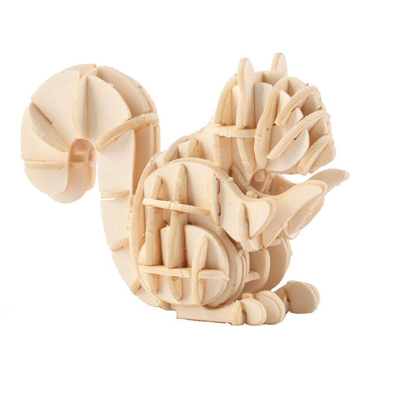 SmartFriends  | 2 Bündel 3d Holzpuzzle Tiere