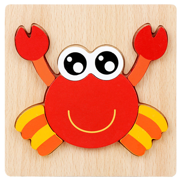 CrabAmaze | Montessorri Holzpuzzle