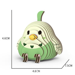 MelonParrot | 3d Papierrätsel