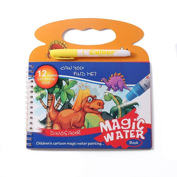 DinoArt | Magisches Wassermalerei Buch