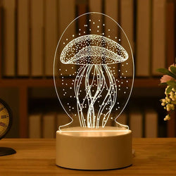 Qualle | LED-Nachtlicht Lampe für Kinder