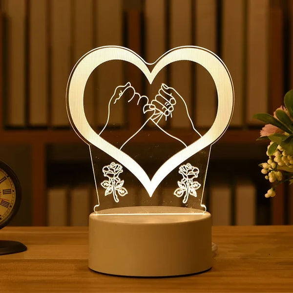 Freundschaft | LED-Nachtlicht Lampe für Kinder