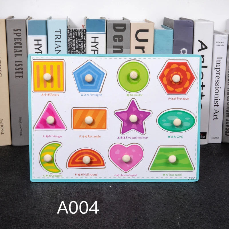 LearningGarden | 3 Bündel Hölzerne Puzzles Lernspielzeug