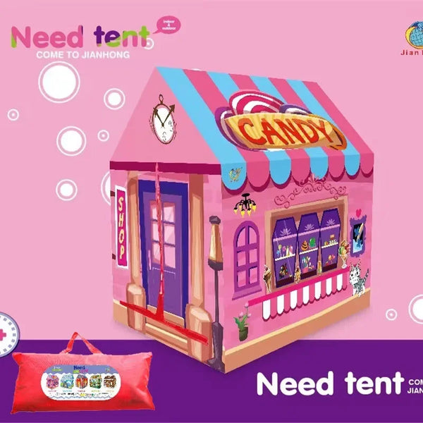 CandyCove | Tragbares Spielhaus Spielzelt