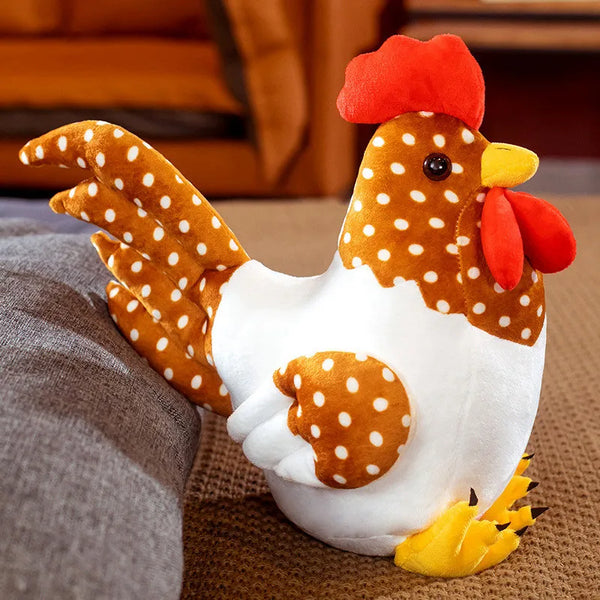 CuddleCluck | Realistischer Hahn Plüschtier