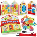 ColorBurst | 3 Bündel Rucksack Busy Board für Kinder