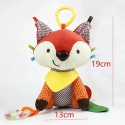 Baby Fuchs | Plüsch-Bettanhänger Rasselspielzeug für Babys