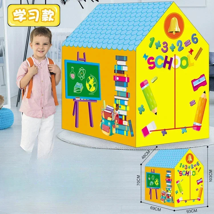 WisdomWing | 3 Bündel Tragbares Spielhaus Kinderzelt