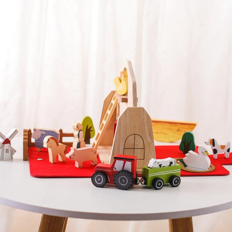 Holzklötze Spielzeug | Montessori Stapel- und Balancespielzeug für Kinder