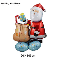 Santa mit Geschenken | Weihnachts aufblasbarer Ballon für Kinder