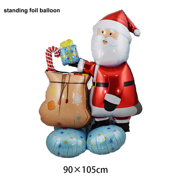 Santa mit Geschenken | Weihnachts aufblasbarer Ballon für Kinder