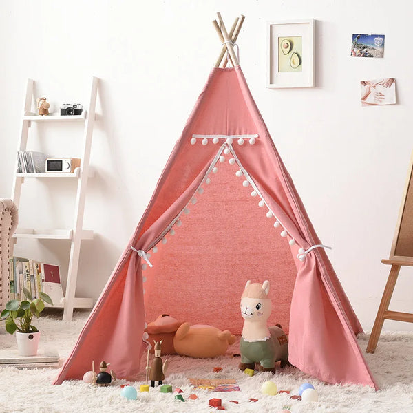 FairyDaisy | 2 Bündel Tragbares Indianer Spielzelt