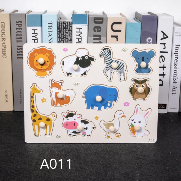 ForestPals | Hölzerne Puzzles Lernspielzeug