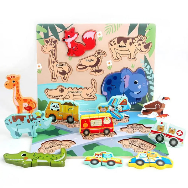 EvergreenExplorer| Lernpuzzle für Kinder