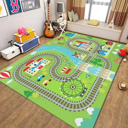 Kinderzimmerteppich | Interaktive Straßenkarte
