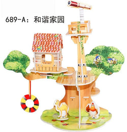 ForestFort | Baupapier-Puzzle