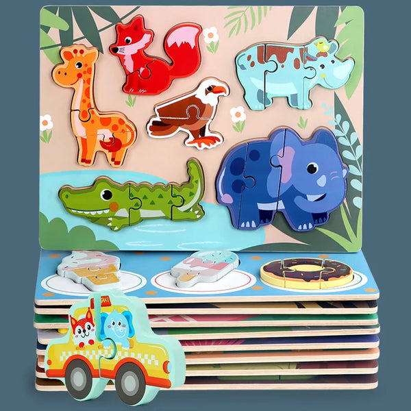 LittleLearners | Kinder-Holzpuzzle