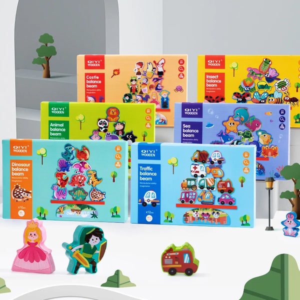 JurassicJenga | Hölzernes Stapelblockspielzeug