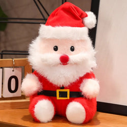 Weihnachtsmann | Kuscheltier Glückliches Weihnachtsplüschtier für Kinder