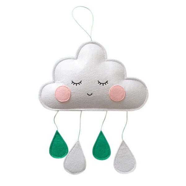 Hängende lächelnde Wolken | 3er-Bündel