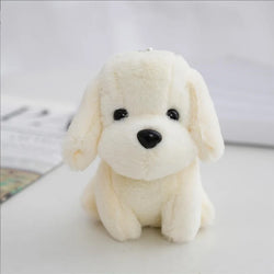 White | Stofftier Babyhund für Kinder