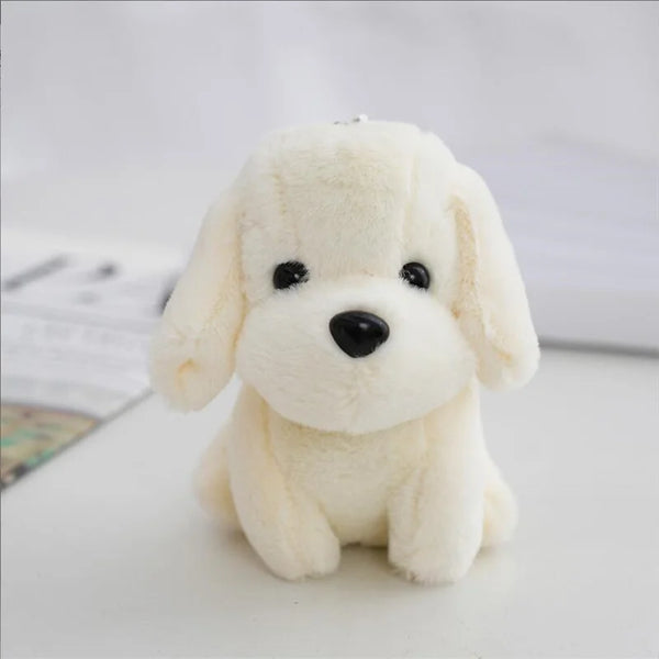 White | Stofftier Babyhund für Kinder