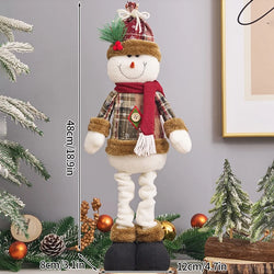 Lächelnder Schneemann | Weihnachtspuppen Spielzeug für Kinder