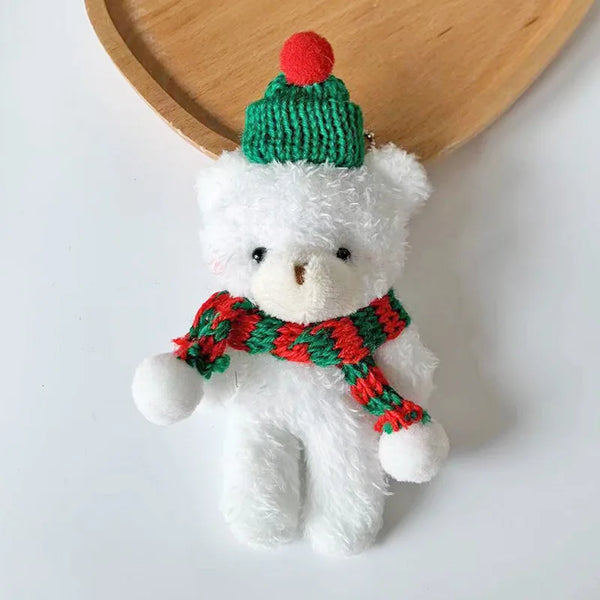 Weihnachtsbär Plüschpuppe | Feiertags-Teddybär