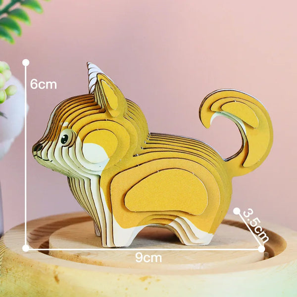 ShibaSnuggles | Welpe Papier-Puzzle