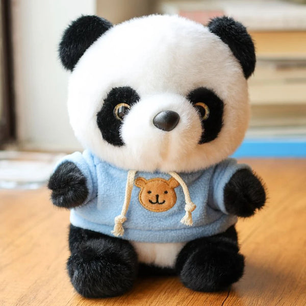Niedliches weiches Panda Plüschtier-Set für Kinder | 3er-Pack