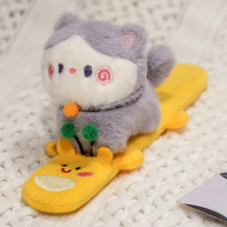 Katze | Weiches Plüschtier-Armband für Kinder