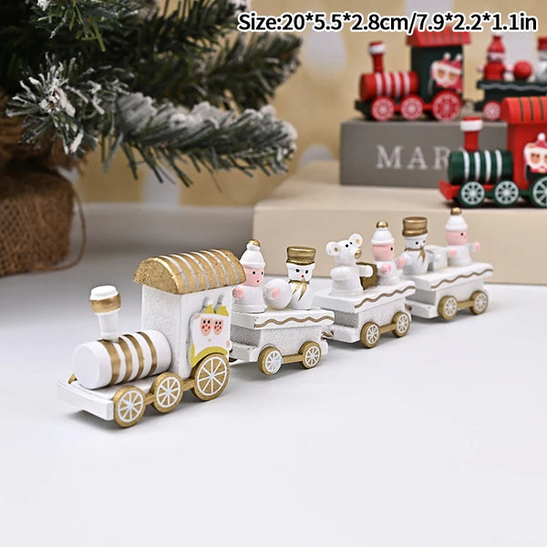 Kids dekorierte Holzbahn | Winterwunderland-Express