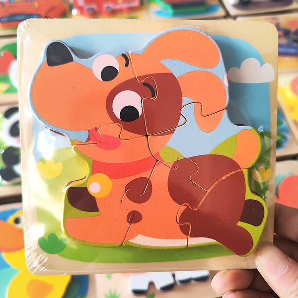 Hund | Lernspielzeug-Puzzleplatte für Kinder