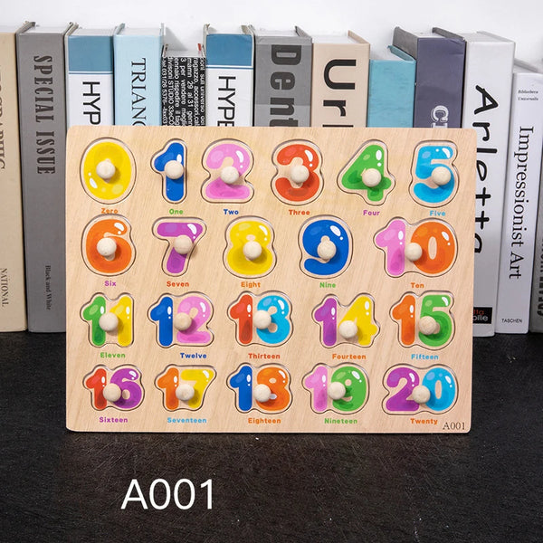 LearningGarden | 3 Bündel Hölzerne Puzzles Lernspielzeug