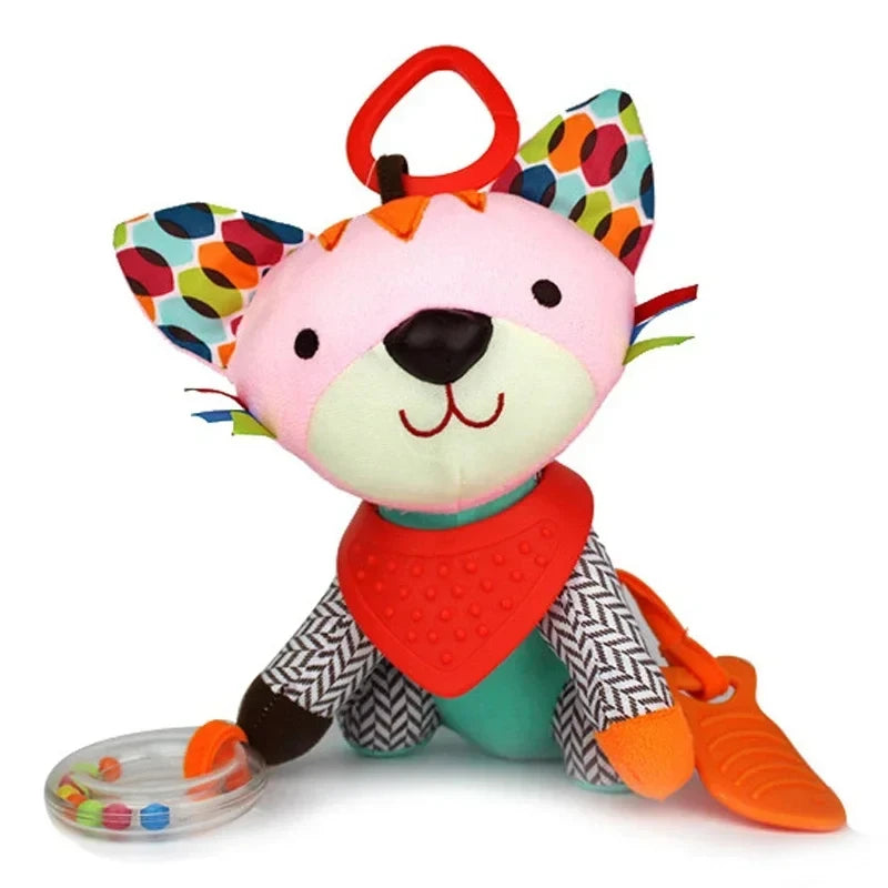 Baby Katze | Plüsch-Bettanhänger Rasselspielzeug für Babys