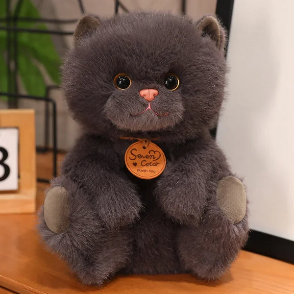 Kuschelige Katze | Weiches Plüschtier für Kinder