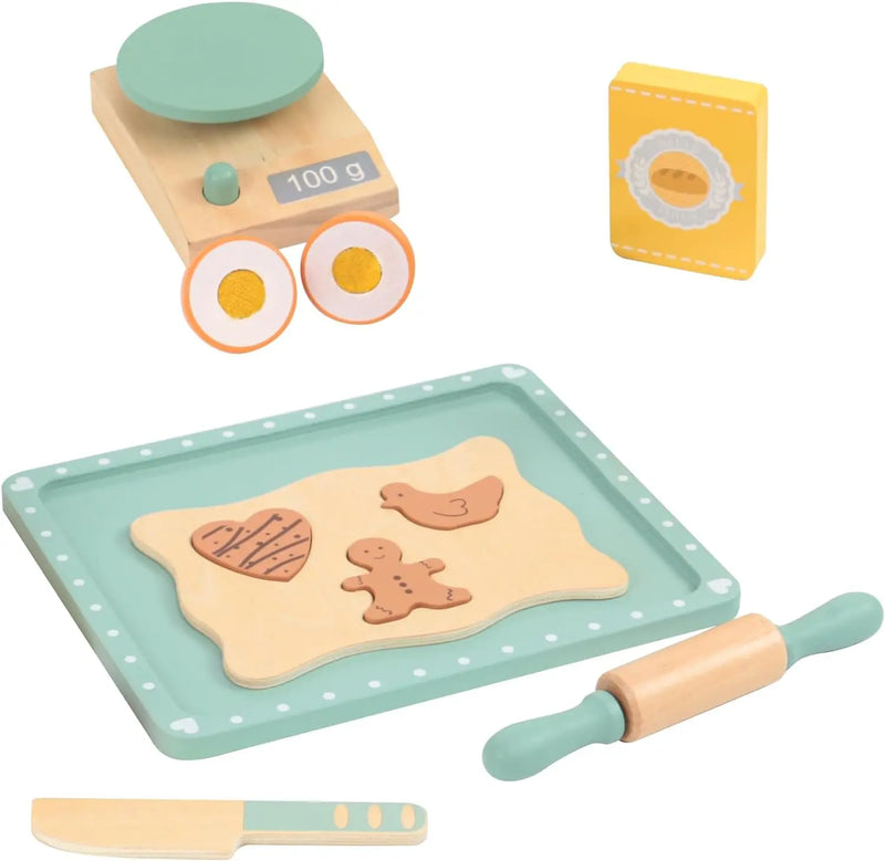 Kekse-Maschinen-Set | Holz-Küchenspielzeug für Kinder