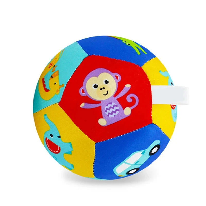 Weiches Bett Hängendes Ball Rassel Spielzeug für Babys | Bundle von 3