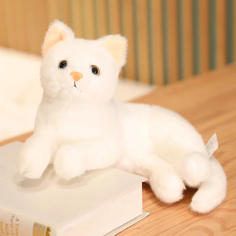 Weiße Katze | Niedliches Plüschtier für Kinder